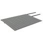 Preview: WPC Terrassendielen mit Zubehör Braun und Grau 35 m² 4 m