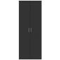 Preview: Highboard Schwarz 70x35x180 cm Holzwerkstoff