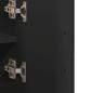 Preview: Highboard Schwarz 70x35x180 cm Holzwerkstoff