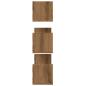 Preview: Wandregale 3 Stk. Artisan-Eiche 80x18x18 cm Holzwerkstoff