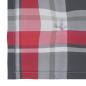 Preview: Gartenstuhl-Kissen 2Stk. Rot Karomuster 50x50x3cm Oxford-Gewebe