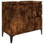 Preview: Badschrank Räuchereiche 65x33x60 cm Holzwerkstoff