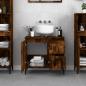 Preview: Badschrank Räuchereiche 65x33x60 cm Holzwerkstoff