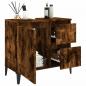 Preview: Badschrank Räuchereiche 65x33x60 cm Holzwerkstoff