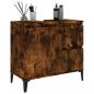 Preview: Badschrank Räuchereiche 65x33x60 cm Holzwerkstoff