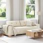 Preview: Sofas Beige Stoff Groß Viel Platz 3-Sitzer Sofa Rechteckig