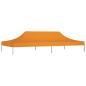 Preview: Partyzelt-Dach 6x3 m Orange 270 g/m²