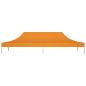 Preview: Partyzelt-Dach 6x3 m Orange 270 g/m²