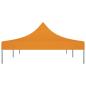 Preview: Partyzelt-Dach 6x3 m Orange 270 g/m²