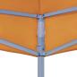 Preview: Partyzelt-Dach 6x3 m Orange 270 g/m²