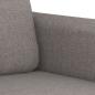 Preview: 3-tlg. Sofagarnitur mit Kissen Taupe Stoff