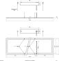 Preview: EVN LED Pendelleuchte, rechteckig, 220-240V/AC/DC IP40, 29W, 33W, 35W, 38W, 3000K, 4000K, 3480-4750lm, weiß (PPSU120125)