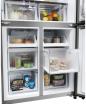 Preview: Haier HCR7818DWPT Stand Side-by-Side Kombination, 83,3 cm breit, 463 L, NoFrost, Humidity Zone, Wassertank, Wasserspender, Day Light LED, Slate black