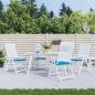 Preview: ARDEBO.de - Gartenstuhl-Kissen 4 Stk. Blau 40x40x3 cm Oxford-Gewebe