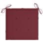 Preview: Gartenstuhl-Kissen 6 Stk. Weinrot 50x50x3 cm Oxford-Gewebe
