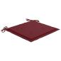 Preview: Gartenstuhl-Kissen 6 Stk. Weinrot 50x50x3 cm Oxford-Gewebe