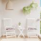 Preview: ARDEBO.de - Gartenstuhl-Kissen 2Stk. Rot Karomuster 40x40x3cm Oxford-Gewebe