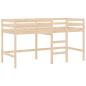 Preview: Kinderhochbett mit Leiter 90x190 cm Massivholz Kiefer