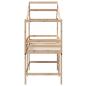 Preview: Hochbett mit Leiter und Dach 90x190 cm Massivholz Kiefer