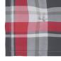 Preview: Gartenstuhl-Kissen 4Stk. Rot Karomuster 40x40x3cm Oxford-Gewebe