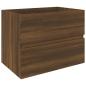 Preview: Waschbeckenunterschrank Eichen-Optik 60x38,5x45cm Holzwerkstoff