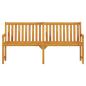 Preview: Gartenbank 180 cm Massivholz Akazie
