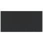 Preview: Garten-Esstisch Schwarz 200x100x74 cm Stahl und Hartglas