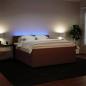 Preview: Boxspringbett mit Matratze Rosa 180x200 cm Samt