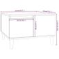 Preview: Couchtisch Sonoma-Eiche 55x55x36,5 cm Holzwerkstoff