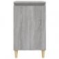 Preview: Nachttische 2 Stk. Grau Sonoma 40x35x70 cm Holzwerkstoff