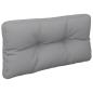 Preview: Palettenkissen Grau 80x40x12 cm Stoff