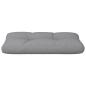 Preview: Palettenkissen Grau 80x40x12 cm Stoff