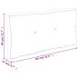 Preview: Palettenkissen Grau 80x40x12 cm Stoff