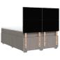 Preview: Boxspringbett mit Matratze Taupe 160x200 cm Stoff