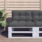 Preview: ARDEBO.de - Palettenkissen Anthrazit 80x40x12 cm Stoff