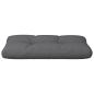 Preview: Palettenkissen Anthrazit 80x40x12 cm Stoff