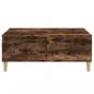 Preview: Couchtisch Räuchereiche 90x50x36,5 cm Holzwerkstoff