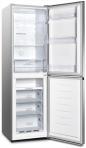 Preview: Hisense RB327N4ADD Stand Kühl-Gefrierkombination, 55 cm breit, 256 L, Total No Frost, Multi Air Flow, LED Innenbeleuchtung, silber