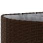 Preview: 10-tlg. Garten-Sofagarnitur mit Kissen Braun Poly Rattan