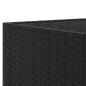Preview: 11-tlg. Garten-Sofagarnitur mit Kissen Schwarz Poly Rattan