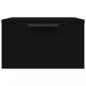 Preview: Wand-Nachttisch Schwarz 34x30x20 cm