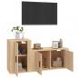 Preview: 2-tlg. TV-Schrank-Set Sonoma-Eiche Holzwerkstoff
