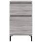 Preview: Nachttisch Grau Sonoma 40x35x70 cm