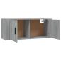 Preview: 3-tlg. TV-Schrank-Set Grau Sonoma Holzwerkstoff