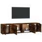 Preview: 3-tlg. TV-Schrank-Set Räuchereiche Holzwerkstoff