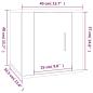 Preview: 2-tlg. TV-Schrank-Set Grau Sonoma Holzwerkstoff