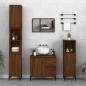 Preview: ARDEBO.de - Badschrank Braun Eichen-Optik 65x33x60 cm Holzwerkstoff
