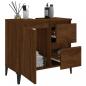 Preview: Badschrank Braun Eichen-Optik 65x33x60 cm Holzwerkstoff