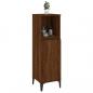Preview: Badschrank Braun Eichen-Optik 30x30x100 cm Holzwerkstoff