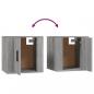 Preview: 2-tlg. TV-Schrank-Set Grau Sonoma Holzwerkstoff